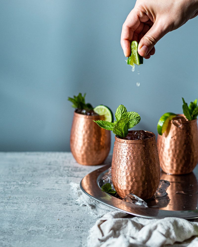 Kosdeg Copper Cups - 12 Oz set of 4 - A Unique Way To Enjoy Wine - The Perfect Pure Copper Tumbler for Water - Copper Drinking Cups Better Than Glasses or Plastic - Moscow Mule Copper Cup For Drinking - Image 3